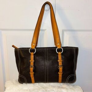 Dark Brown leather COACH Shoulder Bag/Purse